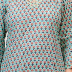 Jaipuri Buti Print Cotton Co-ord Set for Women