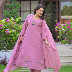 Cotton 60×60 Patchwork Embroidered Kurta