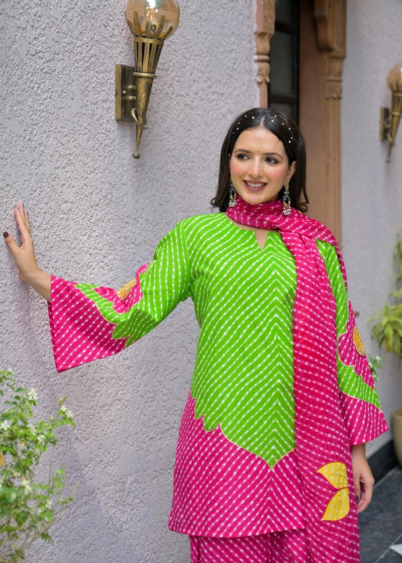 Lahriya Farshi Cotton Suit Set