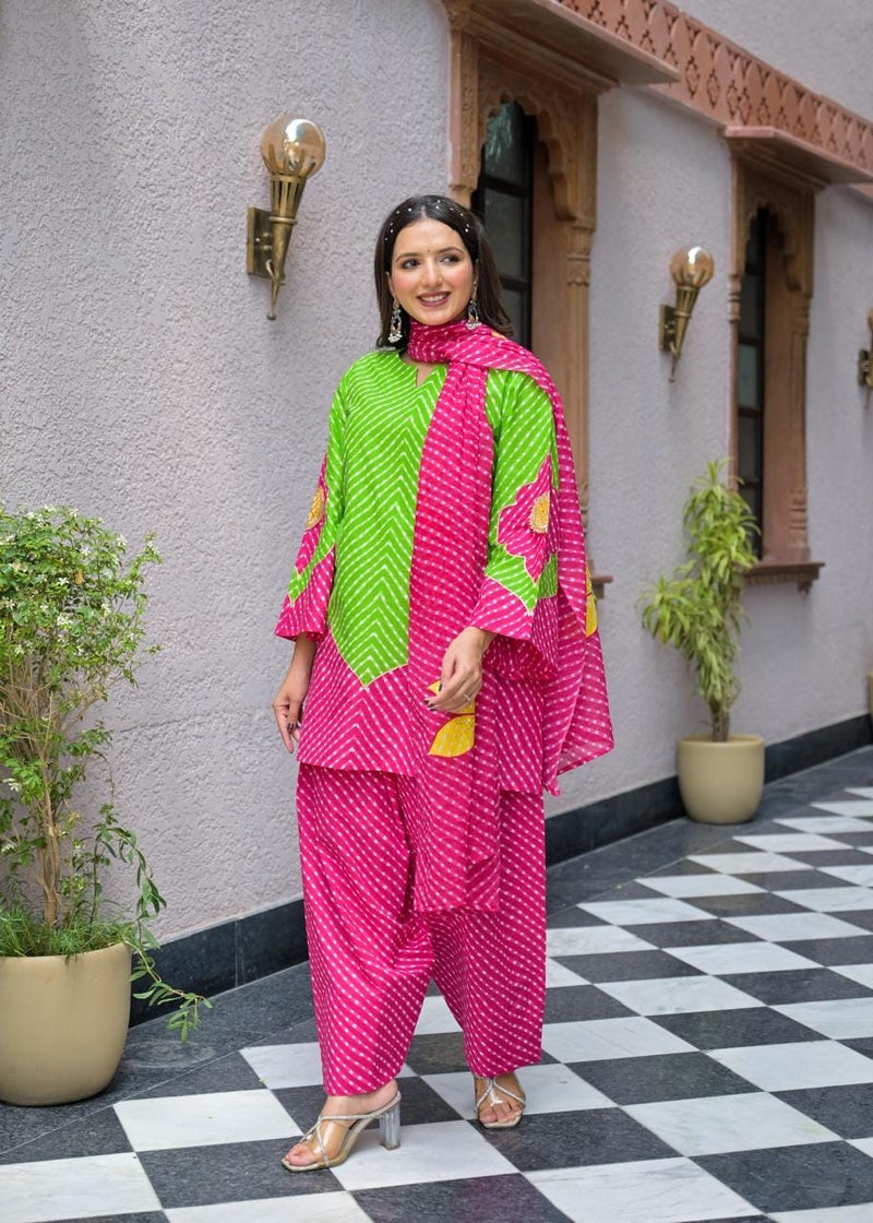 Lahriya Farshi Cotton Suit Set