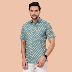 Sage Buti Shirt | Dooriya Jaipur