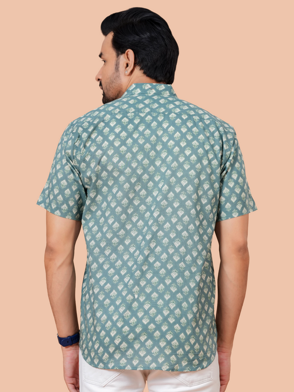 Sage Buti Shirt | Dooriya Jaipur