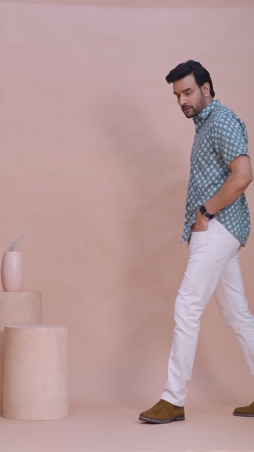 Sage Buti Shirt | Dooriya Jaipur